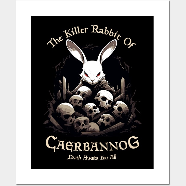 The Killer Rabbit Of Caerbannog Wall Art by Three Meat Curry